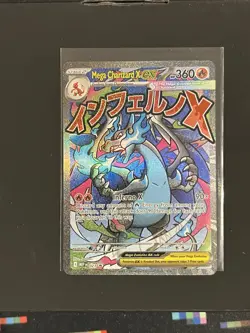Pokemon Mega Charizard X EX 023 Mega Evolution Promo Holo English Card - Image 2