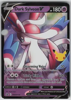 Dark Sylveon V Promo SWSH: Sword & Shield Promo Cards SWSH134 NM - Image 1