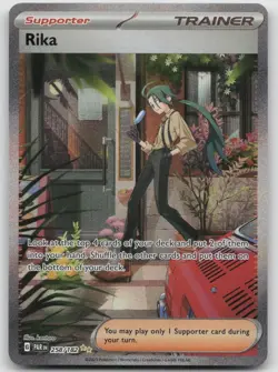 Pokemon TCG Rika Trainer Special Illustration Card Paradox Rift 258/182 - Image 1