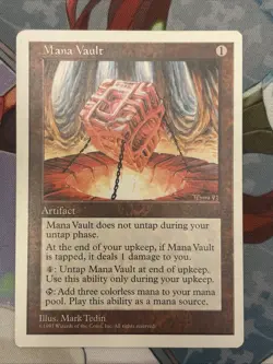 MTG 5 TH fFIFTH) EDITION MANA VAULT - Image 1
