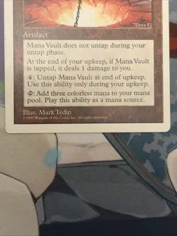 MTG 5 TH fFIFTH) EDITION MANA VAULT - Image 3
