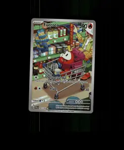 FAN-ART READ DESCRIPTION BELOW HOLO Fuecoco Card Fuecoco Pokemon Card p2 - Image 1