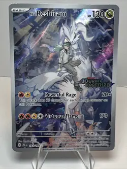 LP N's Reshiram 167/159 Journey Together Stamped Promo AUTHENTIC Pokemon Card - Image 1