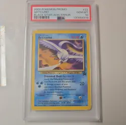Pokemon Black Star Promo Moltres Articuno Zapdos Aoki Error PSA 10 Sequential - Image 2