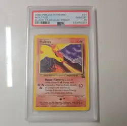 Pokemon Black Star Promo Moltres Articuno Zapdos Aoki Error PSA 10 Sequential - Image 3