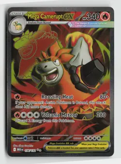 Pokemon - Mega Camerupt ex - 156/132 ME01: Mega Evolution - Ultra Rare - NM - Image 1