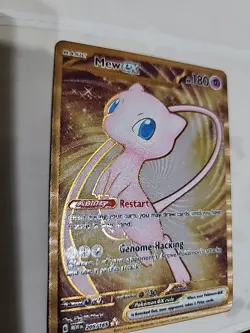 POKEMON TCG Mew EX Scarlet and Violet 151 #205/165 [METAL] - Image 1