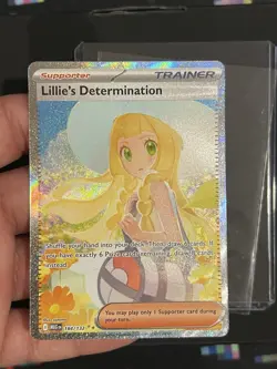 Pokemon Lillie's Determination 184/132 Mega Evolution Special Art Holo - Image 1