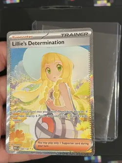 Pokemon Lillie's Determination 184/132 Mega Evolution Special Art Holo - Image 2