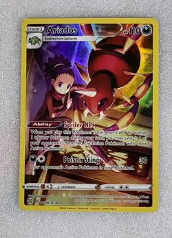 Ariados TG09/TG30 NM/M SWSH09 Brilliant Stars Trainer Gallery Pokemon TCG - Image 1