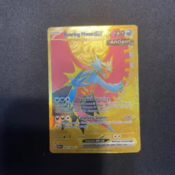 Pokemon TCG: Roaring Moon ex Gold Hyper Rare - Paradox Rift 262/182 - Near Mint - Image 1