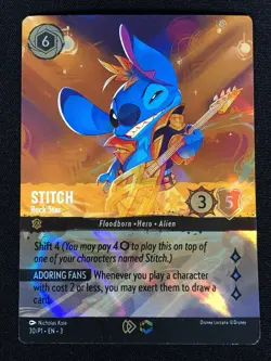 Lorcana Stitch Rock Star 30/P1 Holo (NM) - Image 1