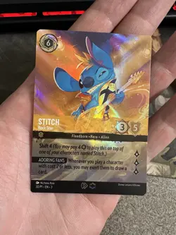 Lorcana Stitch Rock Star 30/P1 Holo (NM) - Image 3
