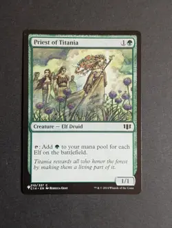 MTG Card - 1x Priest of Titania - Commander 2014: The List - NM - Magic #210 - Image 5