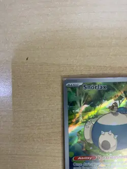 Snorlax 051 Scarlet & Violet Promo Card Full Art Holo Illustration Rare - Image 2