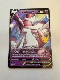 Pokemon: Dark Sylveon V SWSH134 Celebrations Black Star Promo Card NM/M - Image 1