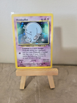 2000 Pokemon Vintage Rare Holo Card - Wobbuffet (16/75) Ink SpotU (MP) Neo Disco - Image 2