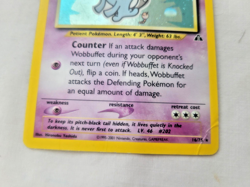 2000 Pokemon Vintage Rare Holo Card - Wobbuffet (16/75) Ink SpotU (MP) Neo Disco - Image 5