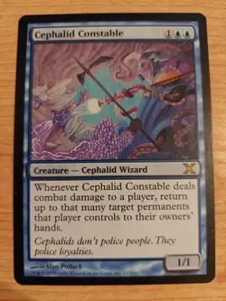 Cephalid Constable - 72/383 (10th Edition) - Near Mint NM - Rare - Image 1