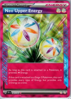 Neo Upper Energy 162/162 SV05: Temporal Forces - Pokemon Card - NM - Image 1
