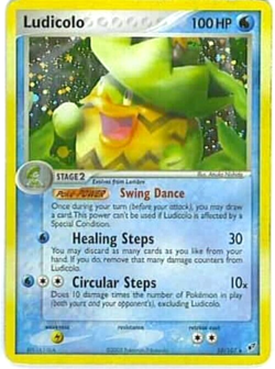 Pokemon TCG - Ludicolo - 10/107 - Holo Rare - Ex Deoxys [Lightly Played] - Image 1