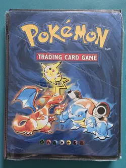 Part Complete Pokemon Non Holo Base Set In Original Binder WOTC 1999 11 Rare - Image 1