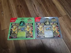 2x Ascended Heroes 2 Pack Blisters Larry & Erika NEW Factory Sealed Pokemon - Image 1
