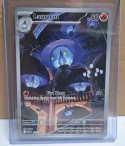 2025 Pokemon White Flare Lampent Illustration Rare #102/086 - Image 1