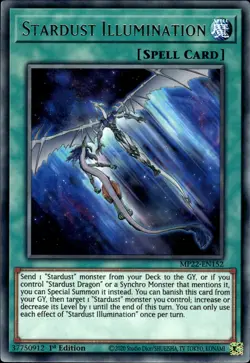 Stardust Illumination - Rare 1st Edition MP22-EN152 - NM - YuGiOh - Image 1