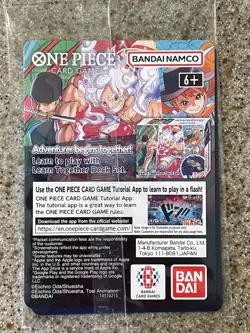 Bandai Namco One Piece CCG Monkey.D.Luffy P-055 US Voyage Promo Holo 5000 Power - Image 4