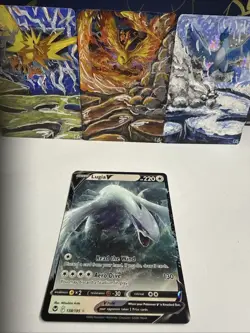 Pokemon Card TCG - Lugia V 138/195 - Silver Tempest - Ultra Rare - NM ⭐ - Image 1