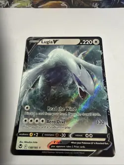 Pokemon Card TCG - Lugia V 138/195 - Silver Tempest - Ultra Rare - NM ⭐ - Image 2