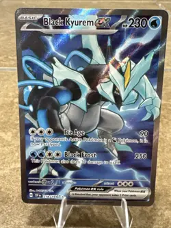 2024 Pokemon SV Surging Sparks SSP EN Black Kyurem Ex Ultra Rare #218/191 - Image 1