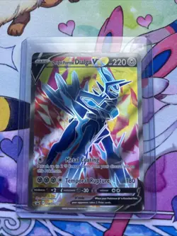 Pokemon TCG Origin Forme Dialga v Sword & Shield, Black Star Promo Card SWSH255 - Image 1