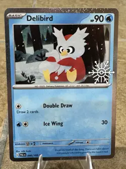 ❄Delibird | 046/193 | Stamped-Sealed | SV: PAL | Holiday Calendar | Pokemon❄ - Image 1