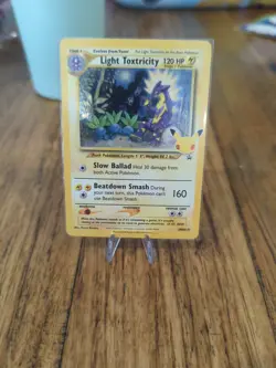 Light Toxtricity SWSH137 Ultra Rare Holo Celebrations Promo Pokemon TCG NM - Image 1