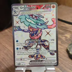 Pokemon Greninja EX Twilight Masquerade Ultra Rare Holo 198/167 HP310 English - Image 1