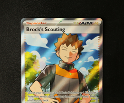 Pokemon Card TCG - Brock's Scouting 179/159 Journey Together - Ultra Rare - NM ⭐ - Image 2