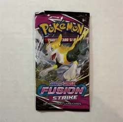 Pokemon Fusion Strike Booster Pack EMPTY PACK - Image 1