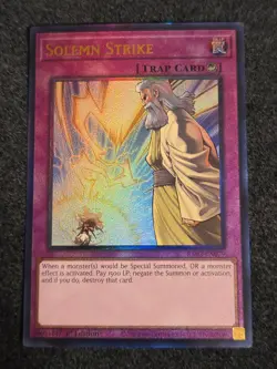 Yugioh Solemn Strike RA02-EN079 Prismatic Ultimate Rare 1st Ed NM - Image 1