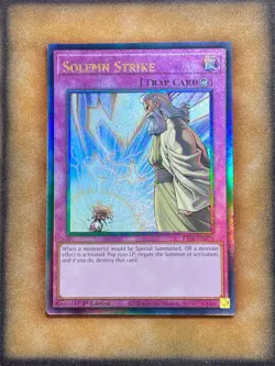 Yugioh Solemn Strike RA02-EN079 Prismatic Ultimate Rare 1st Ed NM - Image 1