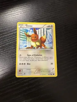 Eevee 90/116 Plasma Freeze Non Holographic Pokemon Card - Image 1