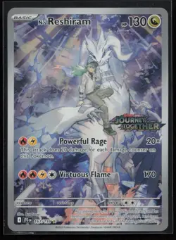 N's Reshiram Stamped #167/159 Miscellaneous Cards & Products Pokemon (1A) - Image 1