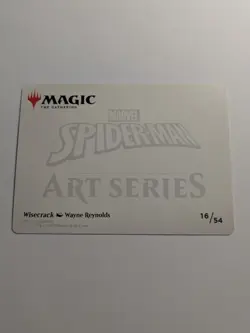 Wisecrack Art Card (Gold-Stamped Signature) S Art Series: Marvel NM 16/54 MtG - Image 2