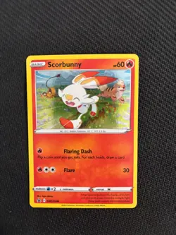 Scorbunny - (Cosmos Holo) SWSH244 SWSH: Sword & Shield Promo Cards Holo - Image 1