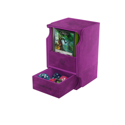 Gamegenic - Watchtower 100+ XL Card Convertible Deck Box: Purple - Image 2