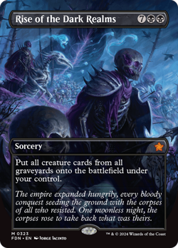 Rise of the Dark Realms (Borderless) [Foundations] Magic MTG - Image 1