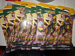 Pokemon TCG Factory Sealed Evolving Skies Umbreon Sleeved BLISTER Pack - Image 2