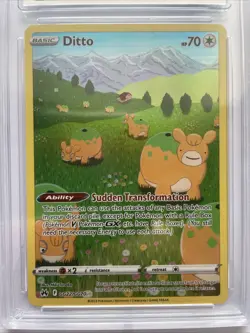 Pokemon TCG Ditto GG22/GG70 Special Art Crown Zenith 2023 ACE 9 - Image 2
