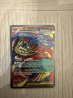 Pokemon TCG Mega Hawlucha Ex 268/217 Ascended Heroes English Mega Attack Rare NM - Image 1